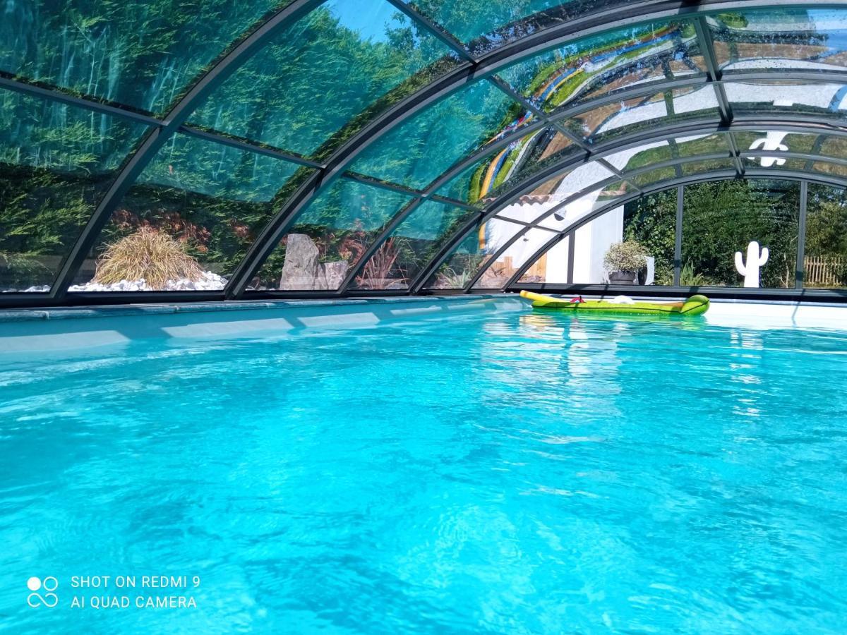 Mas Des Vignes Piscine Chauffee Bed & Breakfast Le Champ-Saint-Pere Ngoại thất bức ảnh