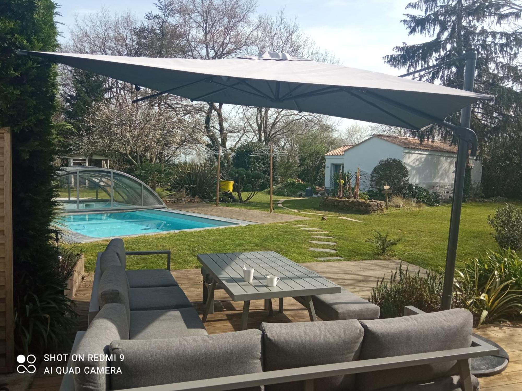 Mas Des Vignes Piscine Chauffee Bed & Breakfast Le Champ-Saint-Pere Ngoại thất bức ảnh